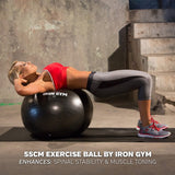 Iron Gym Essential Exercise Ball and Pump India
