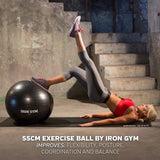 Iron Gym Essential Exercise Ball and Pump India
