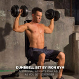 Iron Gym - 15 kg Adjustable Dumbbell Set India