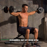 Iron Gym - 15 kg Adjustable Dumbbell Set India